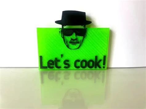 BREAKING BAD LETS Cook Logo Walter White Chemistry Teacher Cancer Meth ...