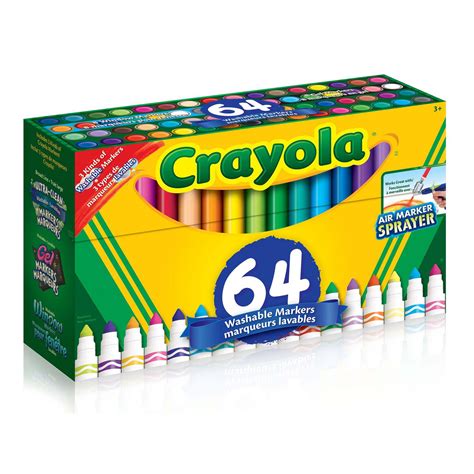 Crayola Washable Marker Variety Pack, 64 Count | Walmart Canada