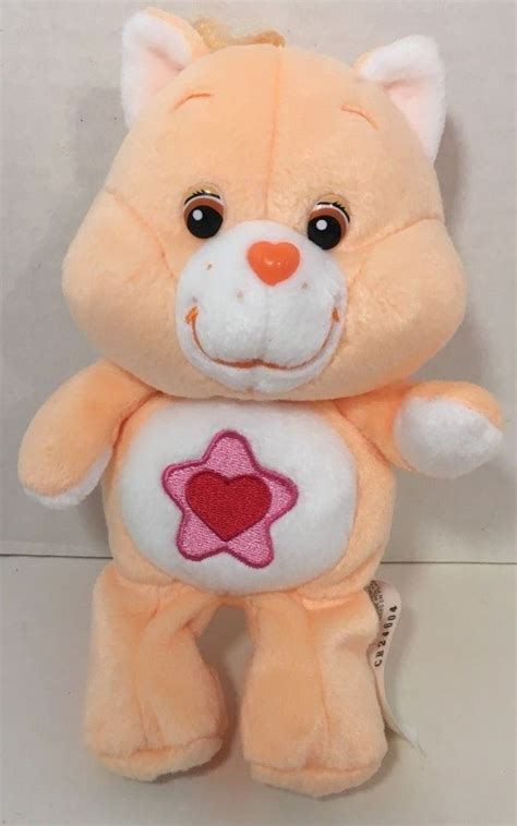 Care Bears Cousins Plush Proud Heart Cat orange peach red heart in pink star | eBay | Care bears ...