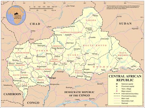 Large Detailed Political And Administrative Map Of Central African ...