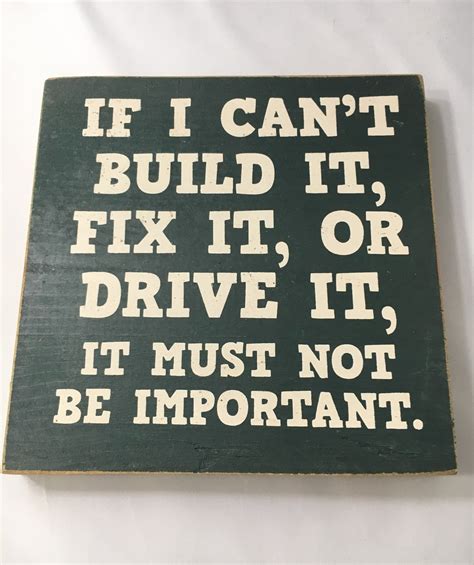 Mechanic Handyman Dad Quote Wood Sign - Mercari: BUY & SELL THINGS YOU ...