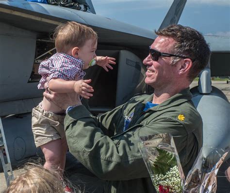 Navy squadron returns from record-setting deployment