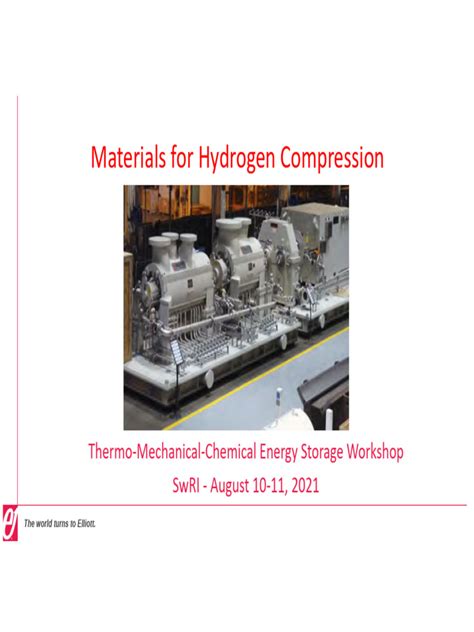 Materials For Hydrogen Compression | PDF | Hydrogen | Steel