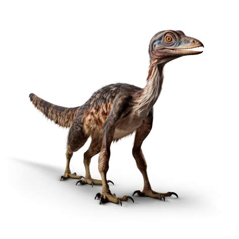 Premium AI Image | Troodon isolated on white background Generative AI