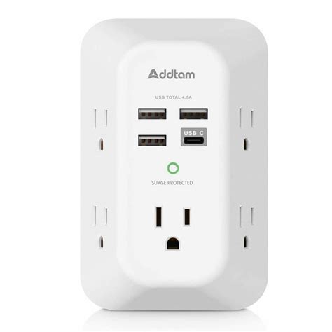 Top 10 Best Wall Surge Protector with USB Ports in 2021 Reviews