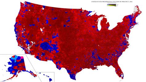 Map of Precinct Reporting of the 2016 Election - Bloomberg