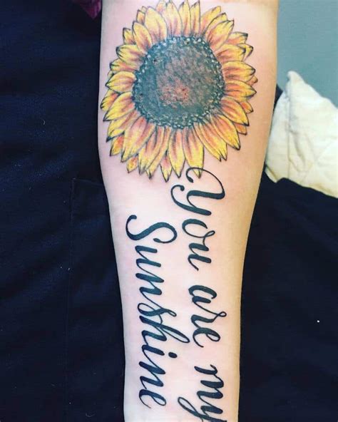 Top 43 Best You Are My Sunshine Tattoo Ideas - [2021 Inspiration Guide]