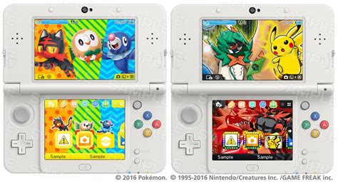 Two New Sun & Moon 3DS Themes Released – PokéJungle.net