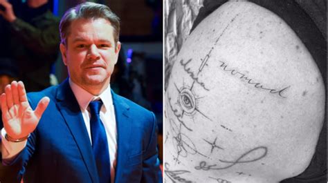 Matt Damon adds to tattoo collection with inking honouring late father ...