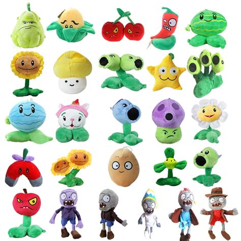 20 Styles Plants vs Zombies Plush Toys 12 28cm Plants vs Zombies Soft ...