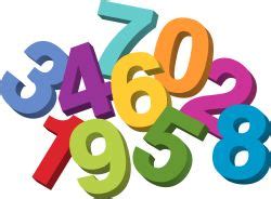 Jumbled Numbers clip art