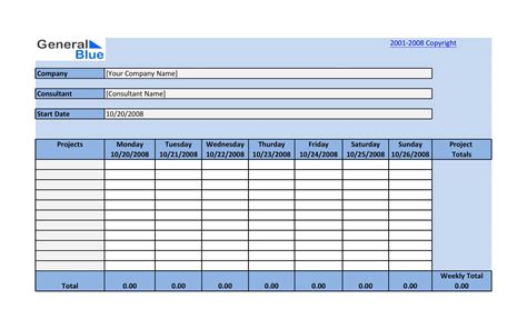 40 Free Timesheet Templates [in Excel] ᐅ TemplateLab