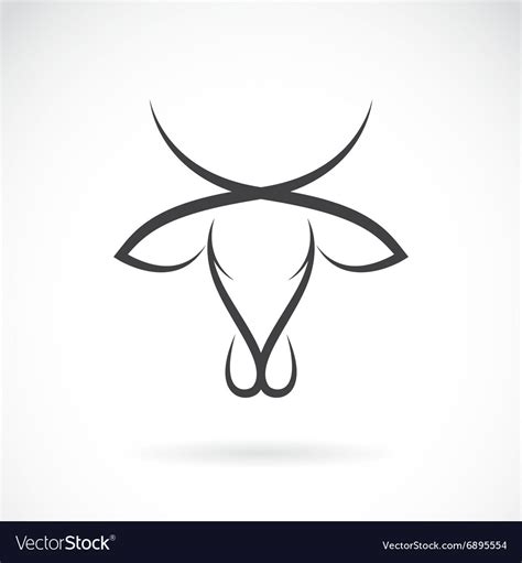 Cow head Royalty Free Vector Image - VectorStock