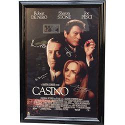 CASINO Movie Poster w/ Autographs From: