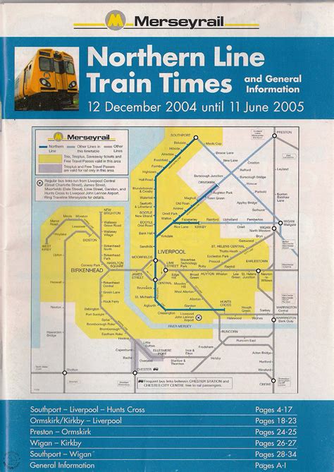 Merseyrail Northern Line Timetable From 12th December 2004… | Flickr