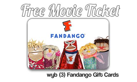 Fandango Deal | FREE Movie Ticket wyb $75 in Fandango Gift Cards ...