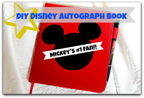 DIY Disney Autograph Book