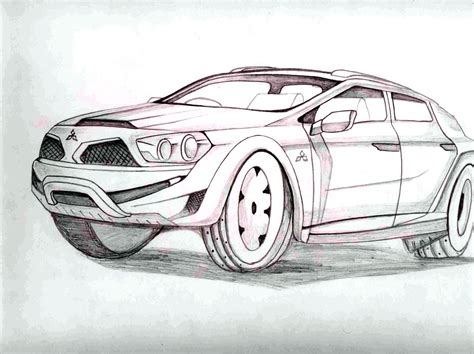 Creative How To Draw Car Pencil Sketches for Adult | Sketch Art Drawing