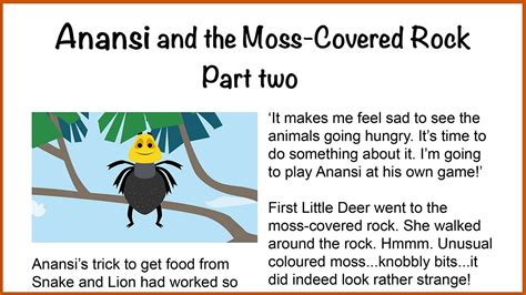 Anansi and the Moss-Covered Rock. 2: Anansi went walking - BBC Teach