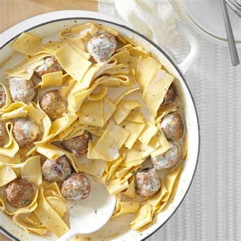 Easy Meatball Stroganoff Recipe | Taste of Home