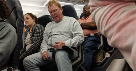 Raiders Owner Mark Davis (Worth $500M) Spotted Flying Coach On Budget Allegiant Airlines Crawl ...