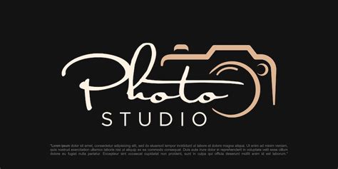 Premium Vector | Creative studio photography logo design vector template