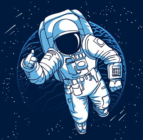 Astronaut in Space clipart 1 - Clipart World