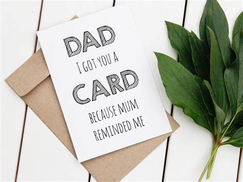 Funny Fathers Day Cards PRINTABLE DOWNLOAD - Etsy