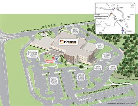 Piedmont Mountainside Hospital Campus Map | Piedmont Healthcare