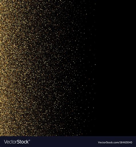 Black Gold Glitter Background