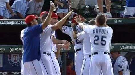 Adrian Beltre Walked Off The Rangers, Which Means Dreaded Head Touches