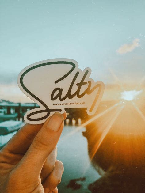 Salty Sticker – One Ocean Apparel