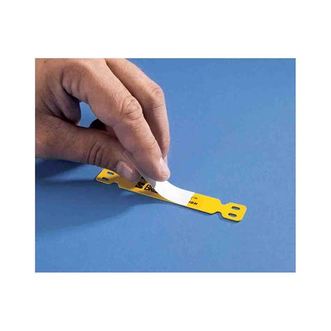 Label Carrier Cable Tags with Laminate - Brady Part: HSLT-2800-0.375-YL | Brady | BradyCanada.ca