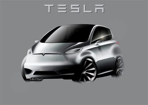 USD 25000 'Tesla Model 2' or 'Model Q' proposed in 6 designs