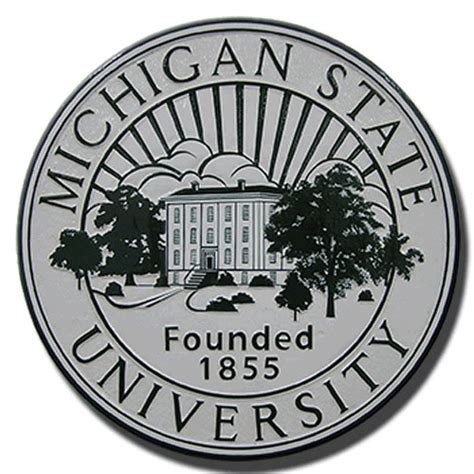 Michigan State University Seal Wooden Wall & Podium Plaque