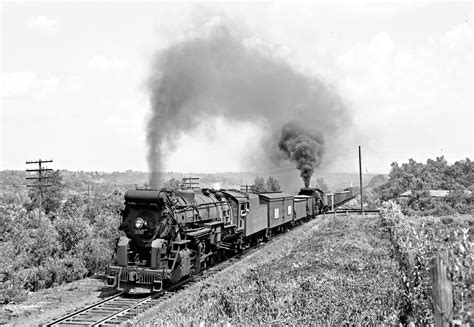 New York, New Haven and Hartford Railroad steam locomotives 2-20-2 L-1 3210 and 3214 with a ...