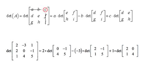 Determinant of a 3 x 3 Matrix - Formulas, Shortcut and Examples