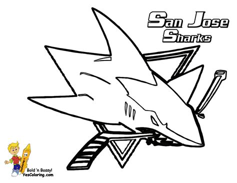 san jose sharks logo coloring page - Gia Trice