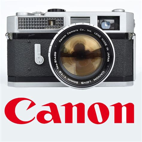 Canon 7 rangefinder camera with built-in light meter and NOTE ...