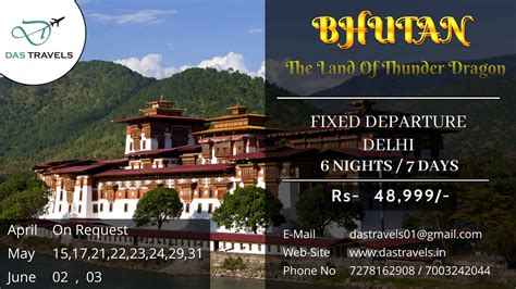 Bhutan Tour Package from Delhi | Bhutan Tours Packages