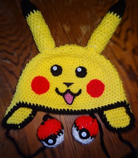 Crochet Pikachu Hat by Twitcorn on DeviantArt