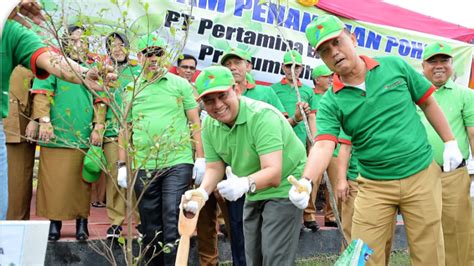 Pertamina EP Prabumulih Field Tanam Ribuan Pohon | Pertamina