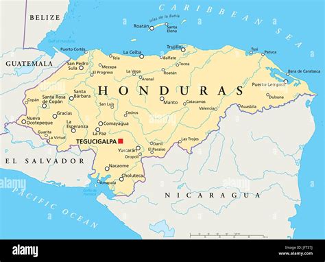 Viajes, Honduras, mapas, atlas, mapa del mundo, Viajes, América central ...