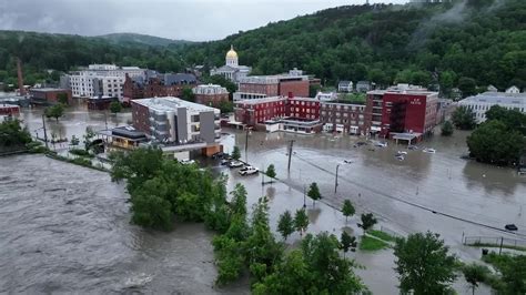 Federal Emergency Declared In Vermont, State Capital Covered In Water - Videos from The Weather ...