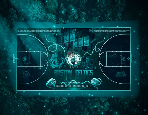 NBA courts design Part02. on Behance