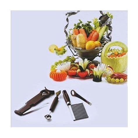 Fruit And Vegetable Carving Combo Set / Fruit Carving Tools, रसोई का ...