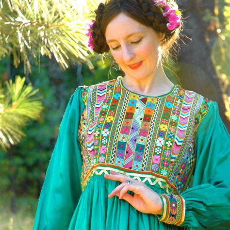 Gypsy Dress... Embroidered Folk Dress... by AstralBoutique