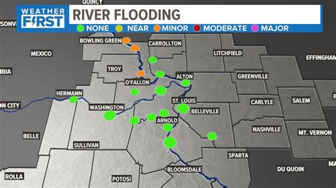 St. Louis weather: River flooding increases | ksdk.com