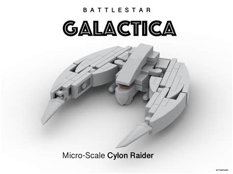 LEGO MOC Battlestar Micro-Scale Cylon Raider by Freakmaster ...