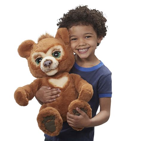 Buy FURREAL FRIENDS Cubby, the Curious Bear Interactive Plush Toy, Ages 4 and Up Online at ...